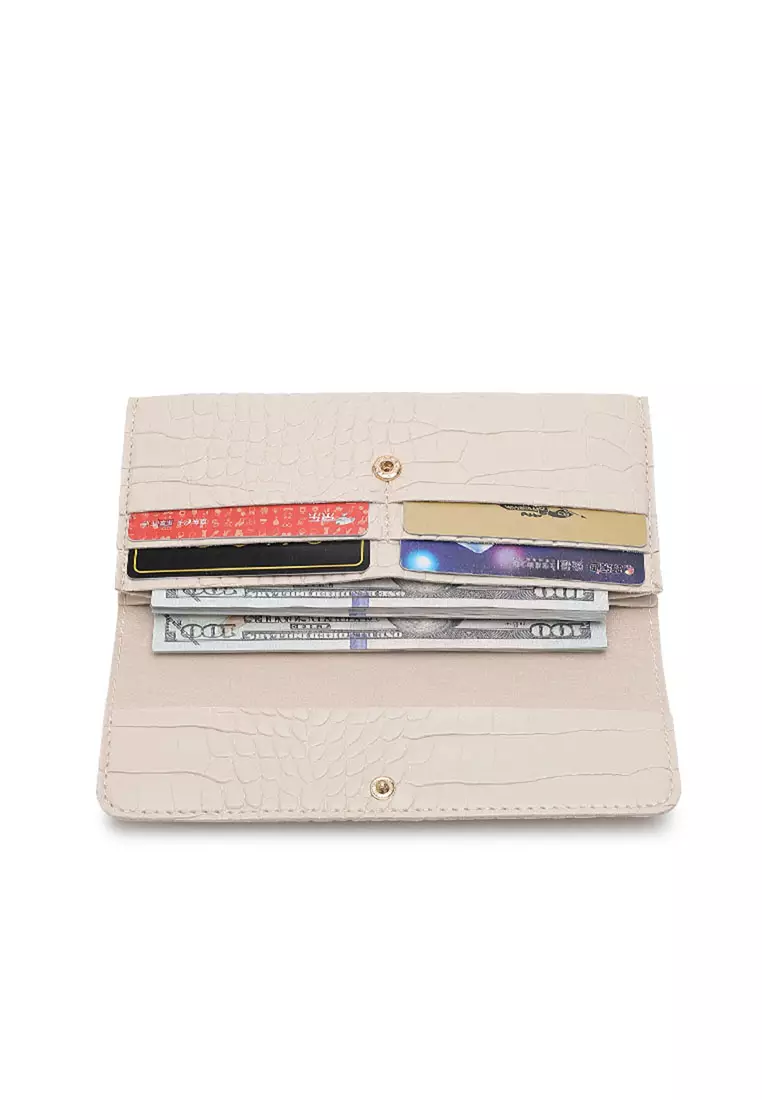 Women's 3-in-1 Handbag with Pouch & Purse (3-in-1 Tas Wanita & Dompet Wanita) - Putih