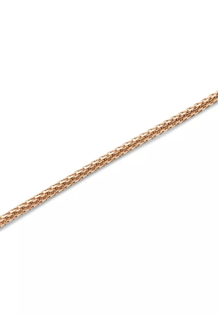 Tide Mesh Necklace Rose Gold 1.8  - Unisex Necklace for women and men stainless steel Necklace DW Official Authentic Original 項鍊 不鏽鋼項鍊 DW 官方正品原裝