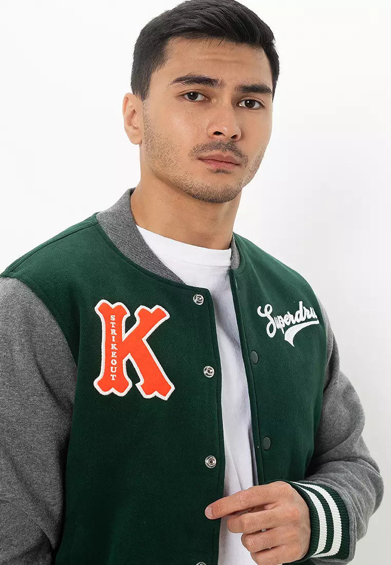 Vintage Collegiate Bomber Jacket