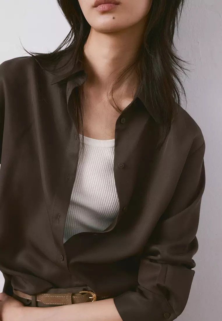 Straight Lyocell Shirt