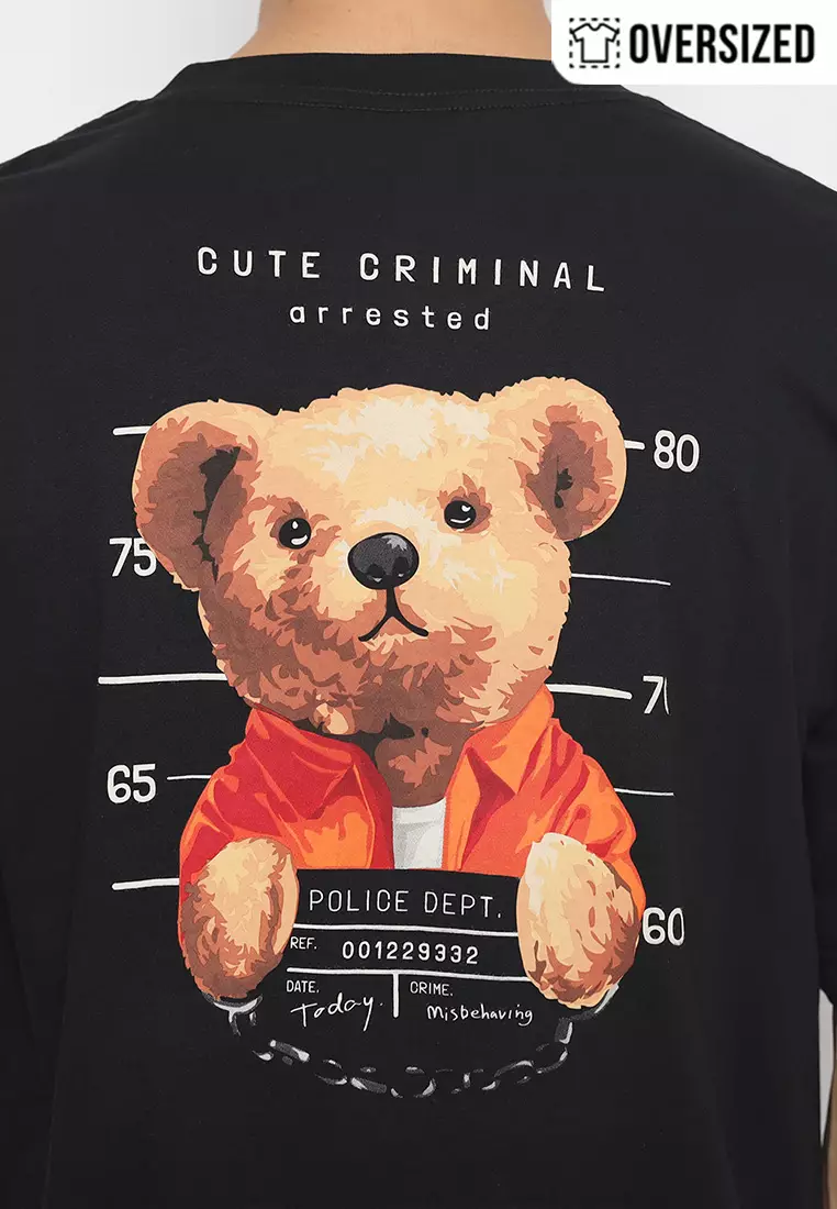 RBJ Unisex T-Shirt Teddy Cotton Combed Oversized Pria 2079350011