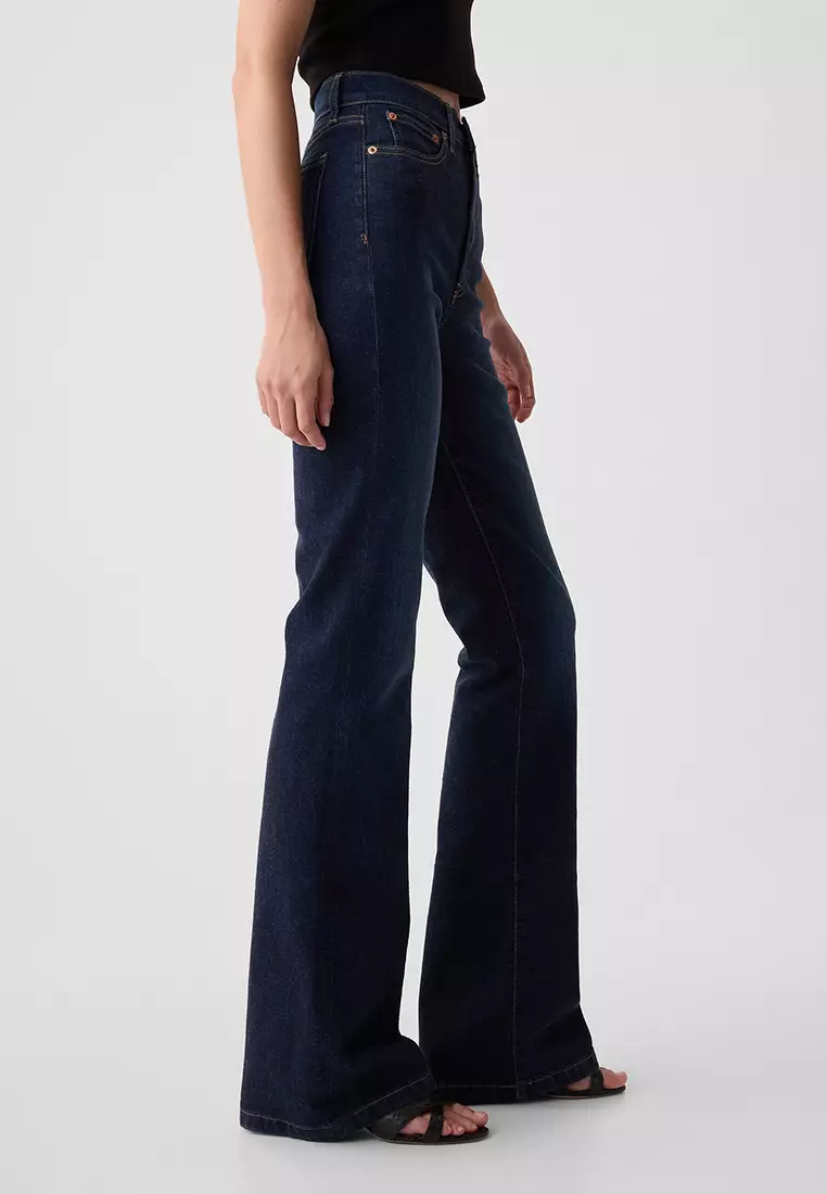 Buy GAP 70s Flare High Rise Jeans 2025 Online ZALORA