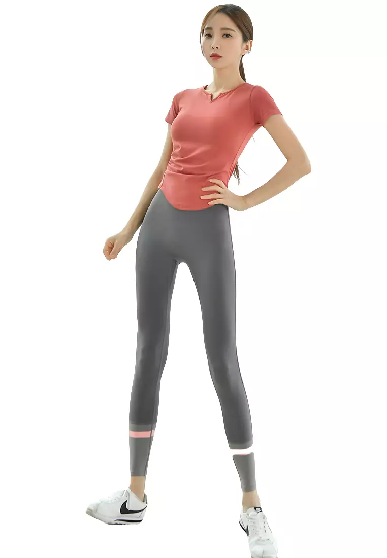 A-IN GIRLS (3PCS) Sports Fitness Yoga Set (Sports Bra+Pants+Short T) 2024, Buy  A-IN GIRLS Online