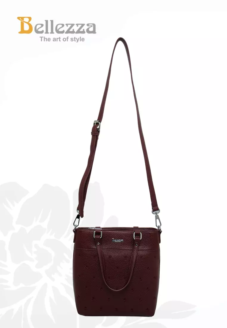 Bellezza Handbag CZ243 Red Wine
