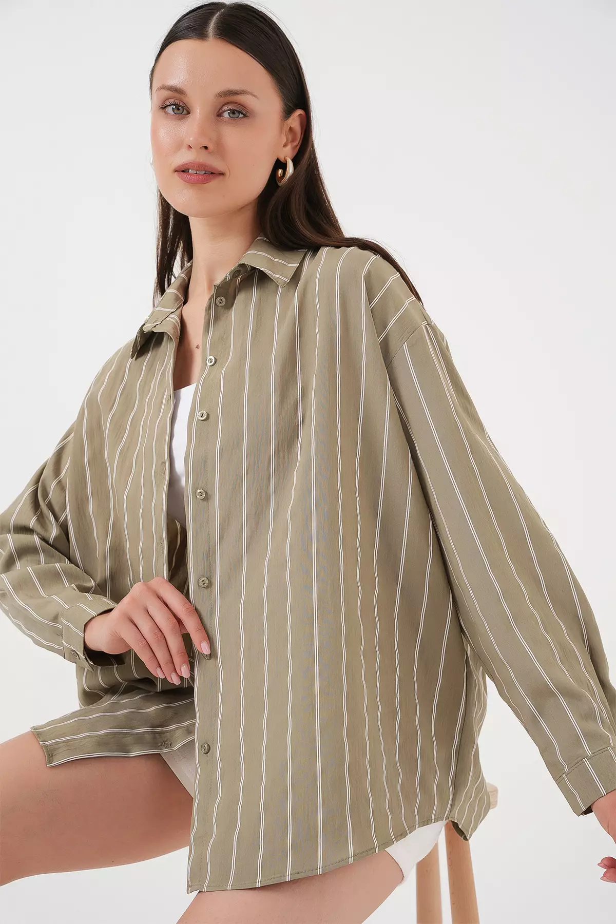 Oversized Long Sleeves Shirt