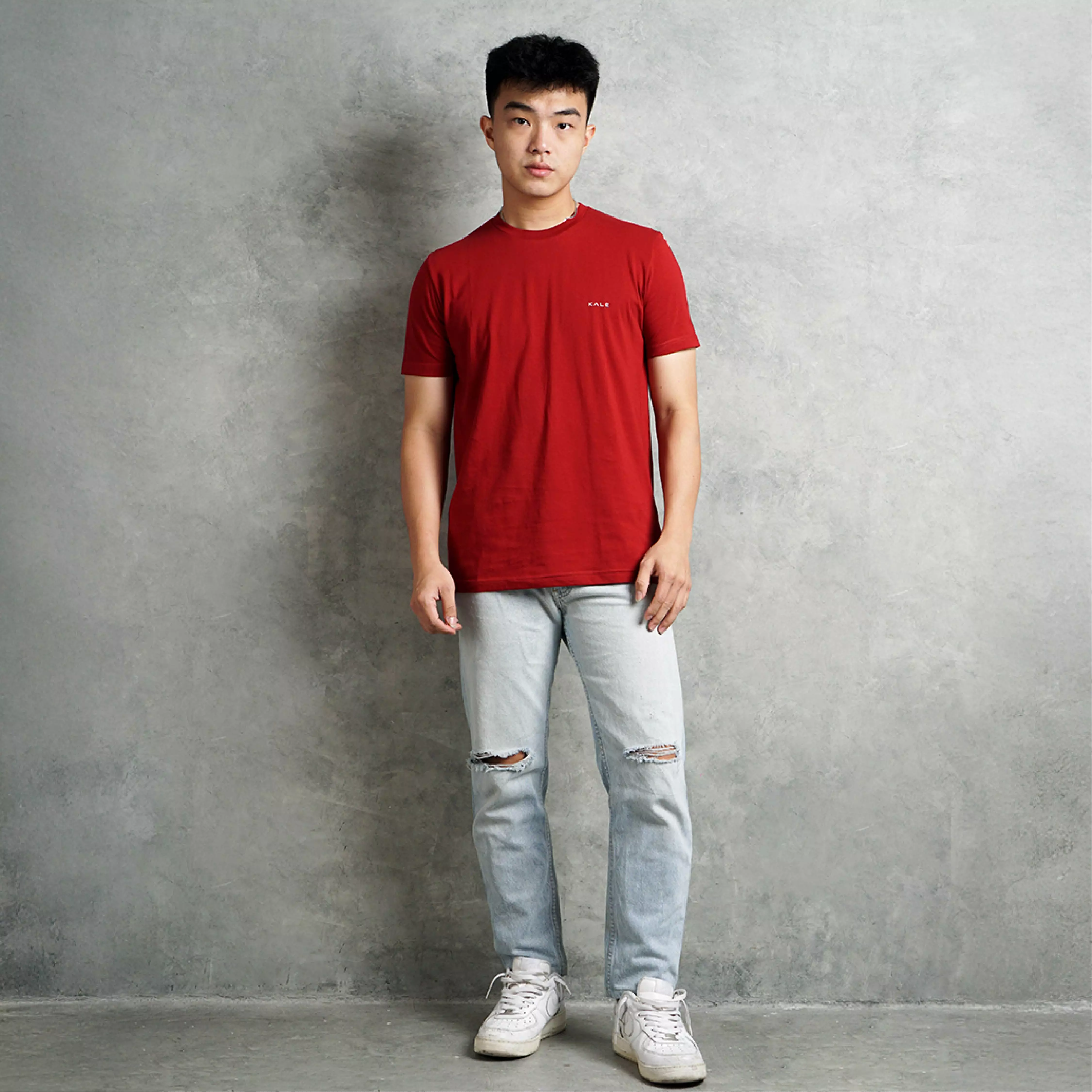 Kale Arion Maroon / T-Shirt Pria Lengan Pendek / Unisex