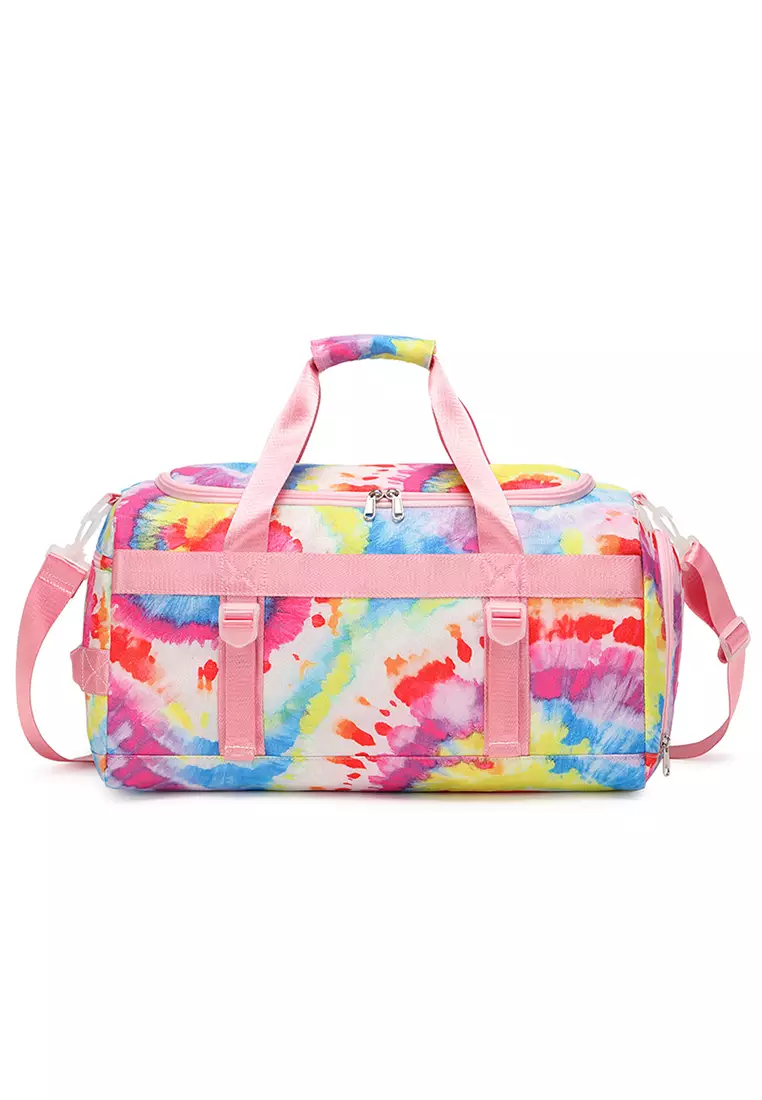 Stowable Duffel Bag With Shoes Compartment