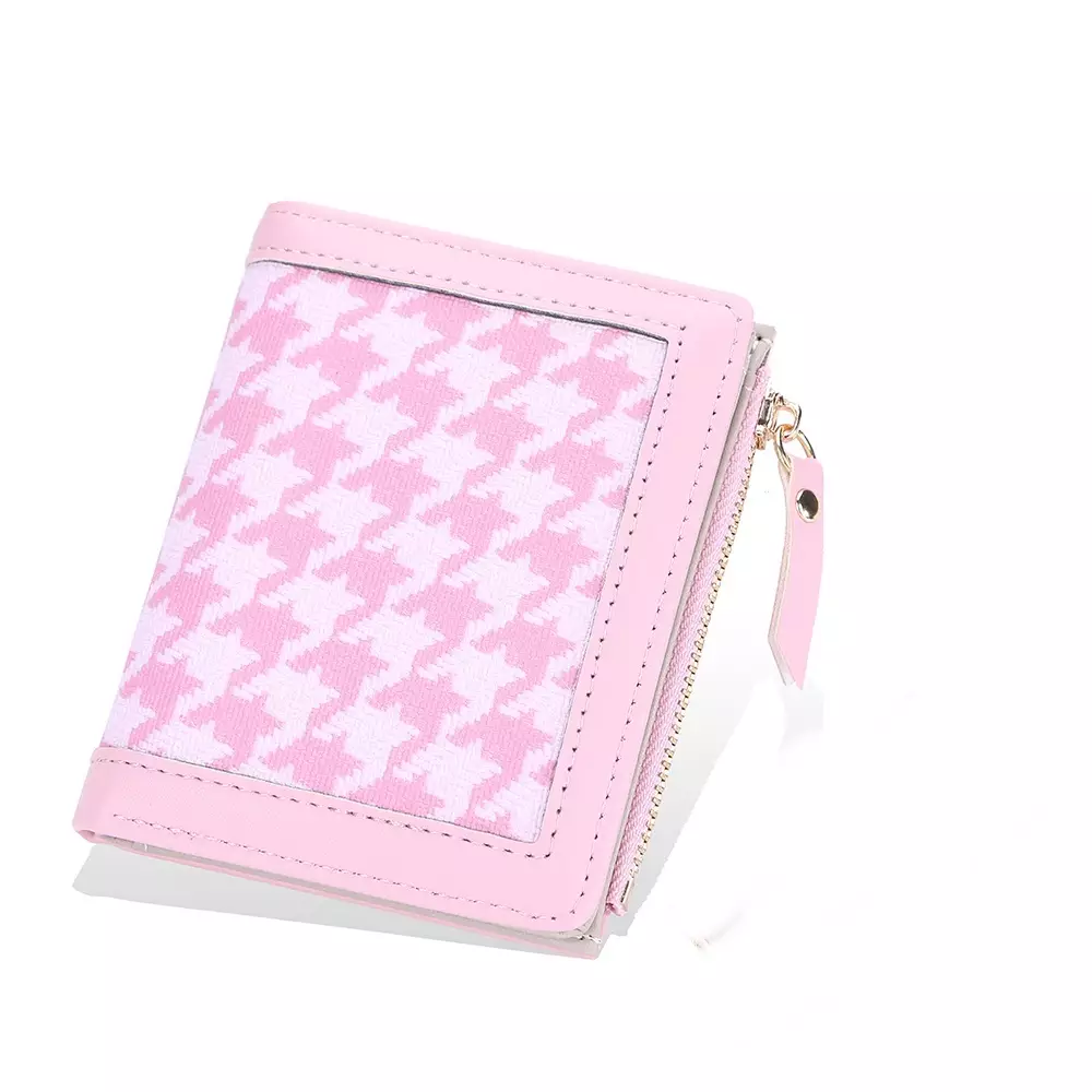 Dompet Wanita Lipat Pendek Design Trendy Bahan Kulit PU Leather Premium Quality ORIGINAL