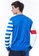 United Colors of Benetton blue Striped and Inlay Sweater 266C0AA6A36B93GS_2