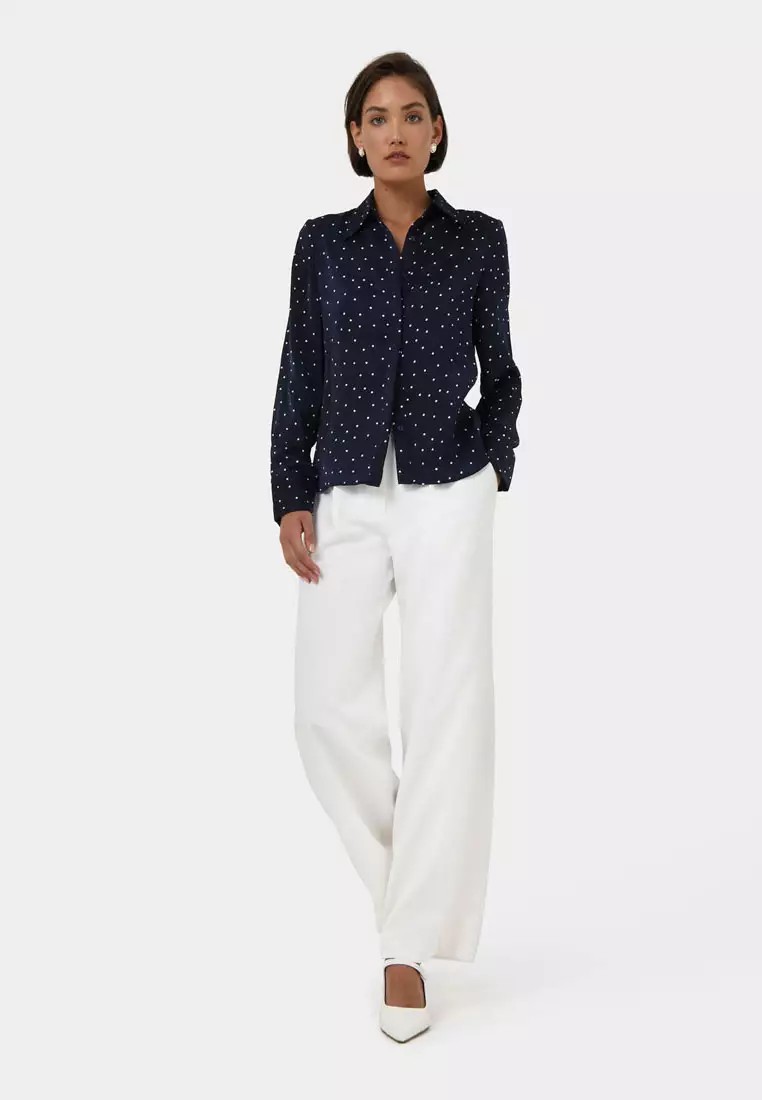 Lesly Polka Dot Blouse