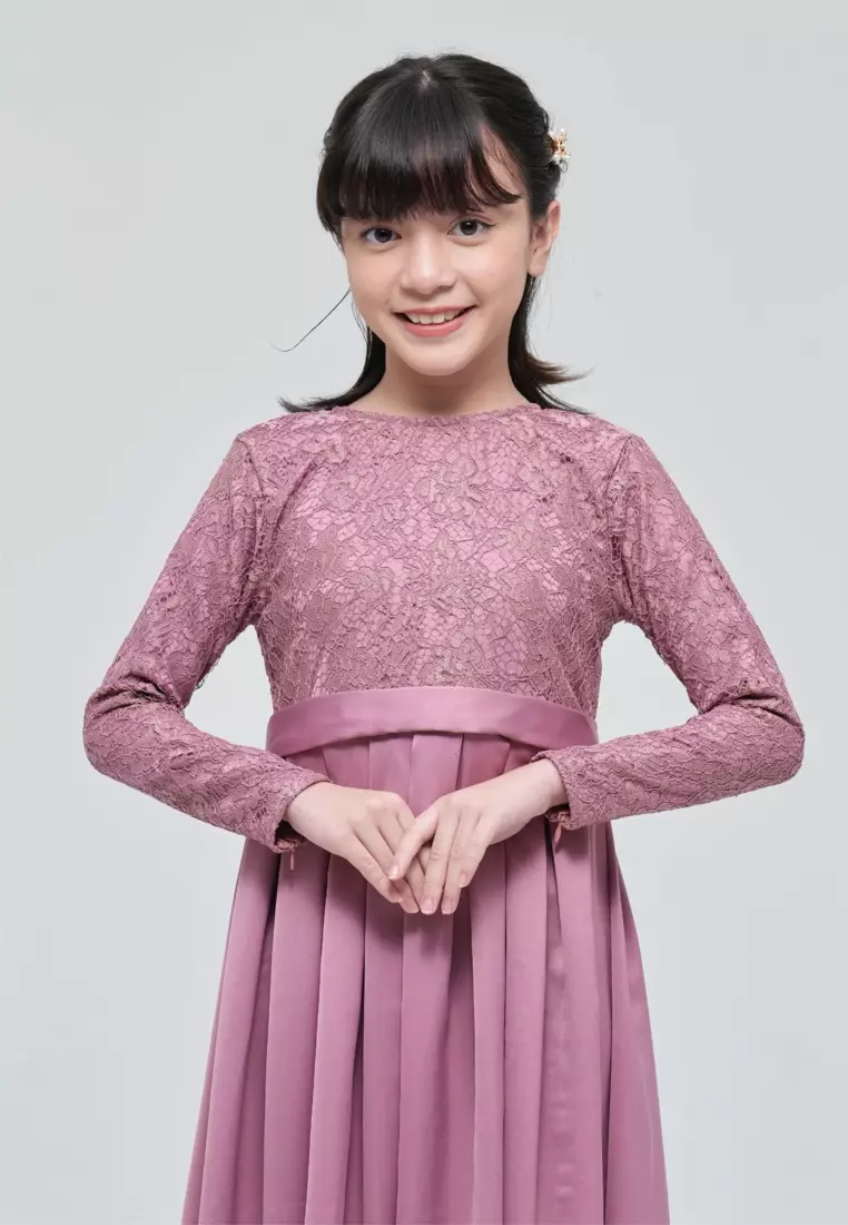 Dress lace kanak kanak sale