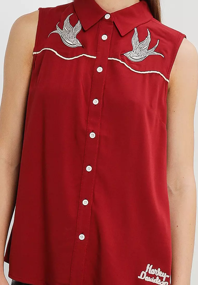 Moto Club Sleeveless Shirt