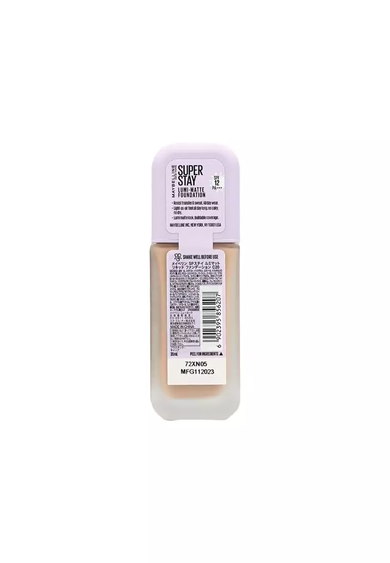 Maybelline Lumi Matte Foundation C20 35ml