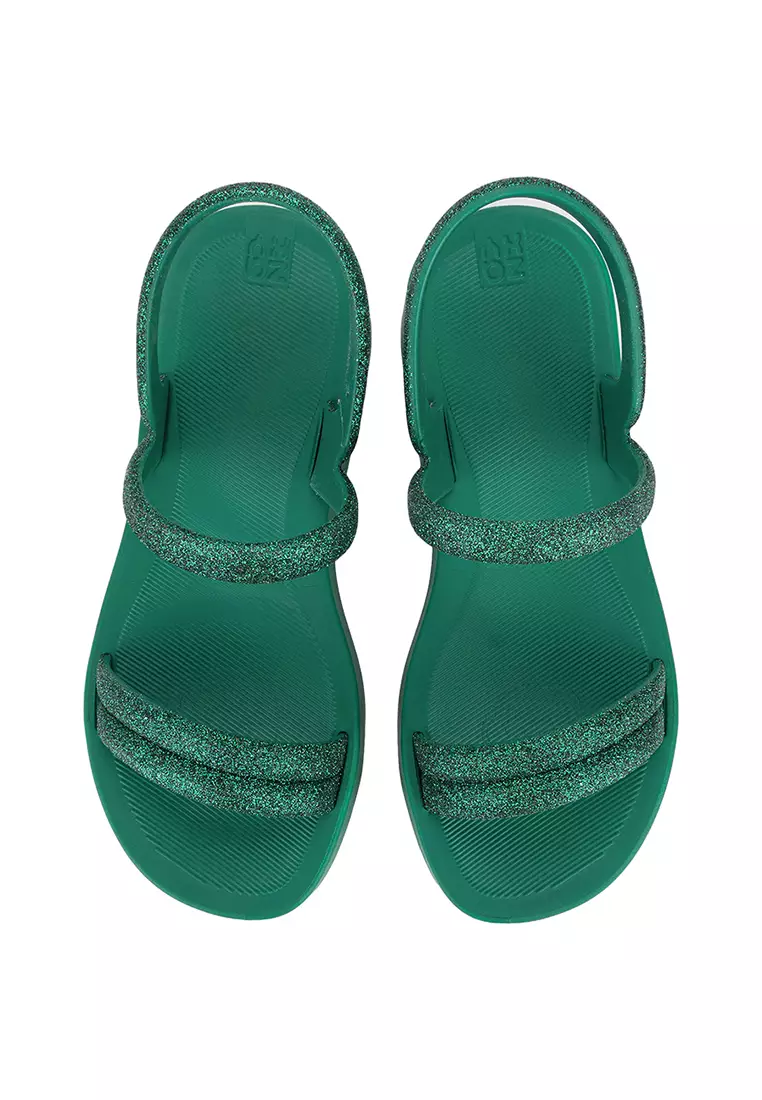 Zaxy Glitter Sand Emerald Green