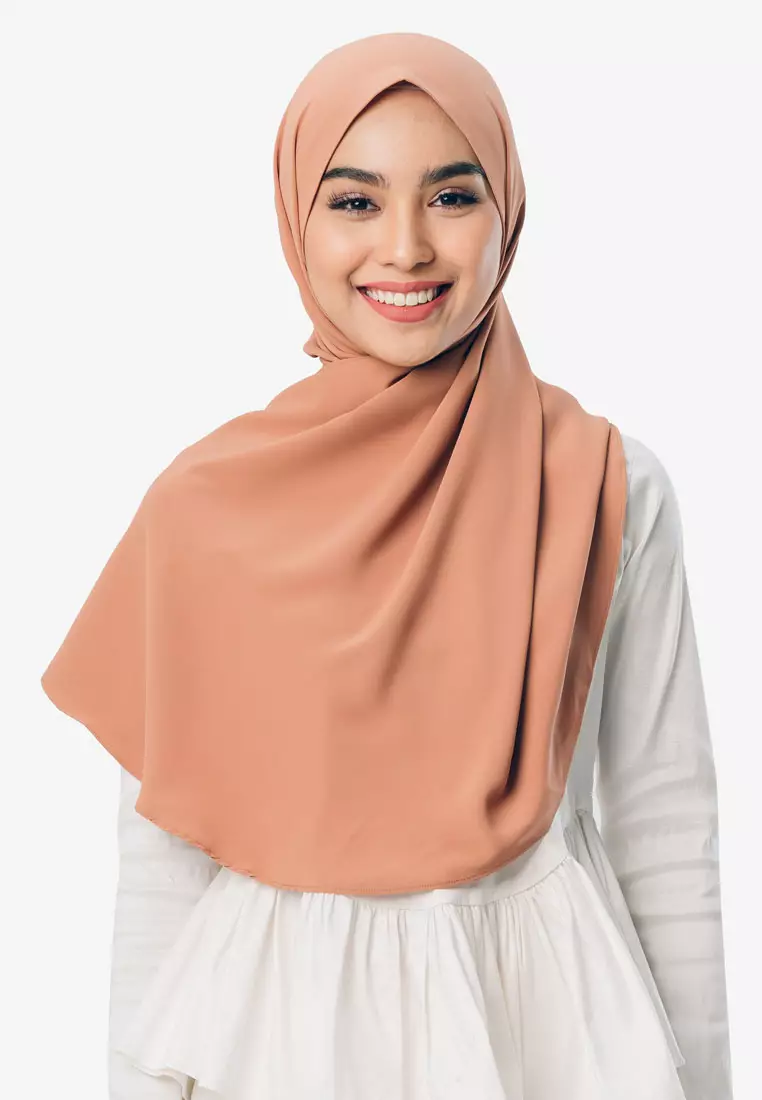 UMMA Sofya Half Moon Scarf In Brown