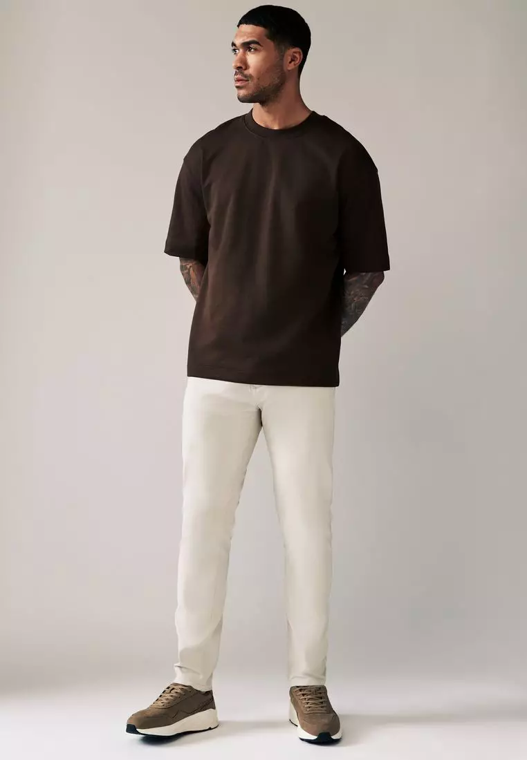 Skinny Fit Stretch Chino Trousers