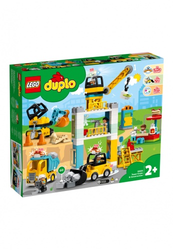 LEGO multi LEGO DUPLO Town 10933 Tower Crane & Construction (123 Pieces). F23C3THAAA3606GS_1