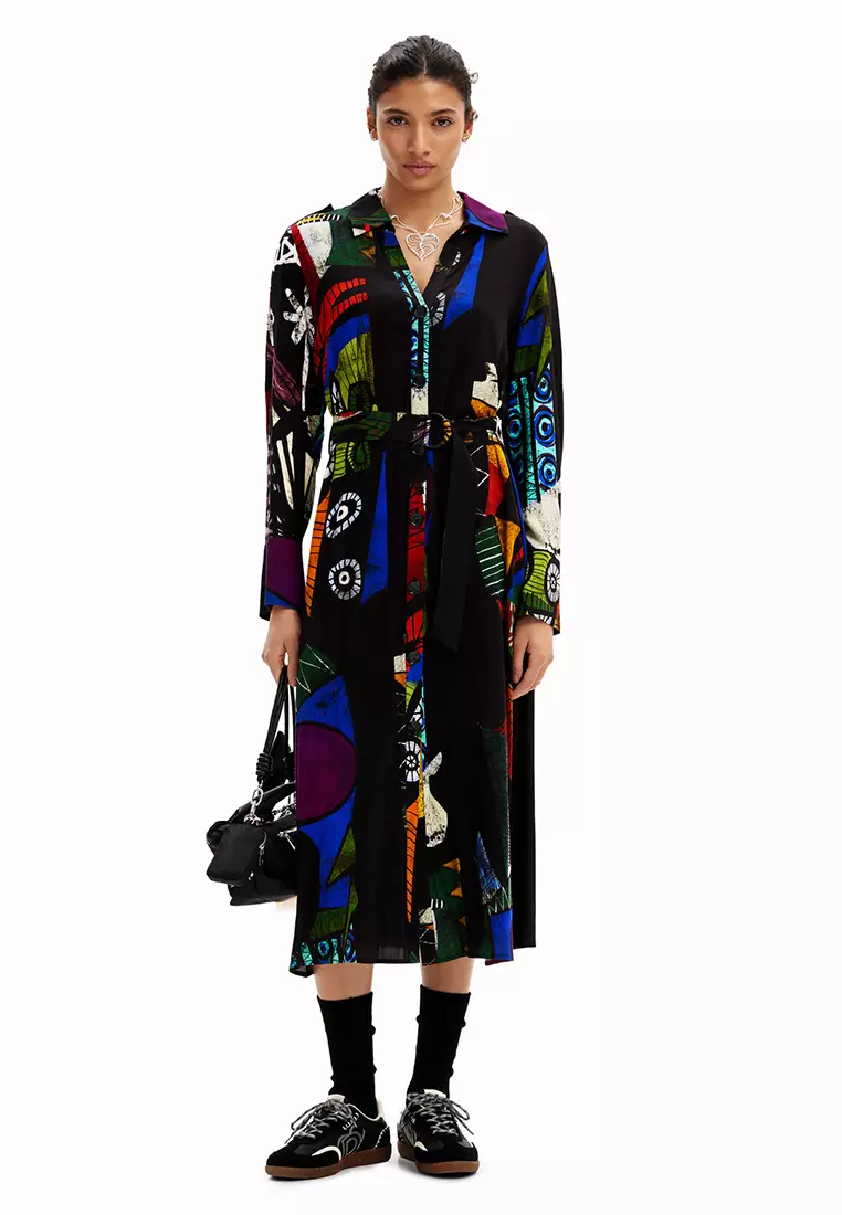 Desigual Woman M. Christian Lacroix midi shirt dress .