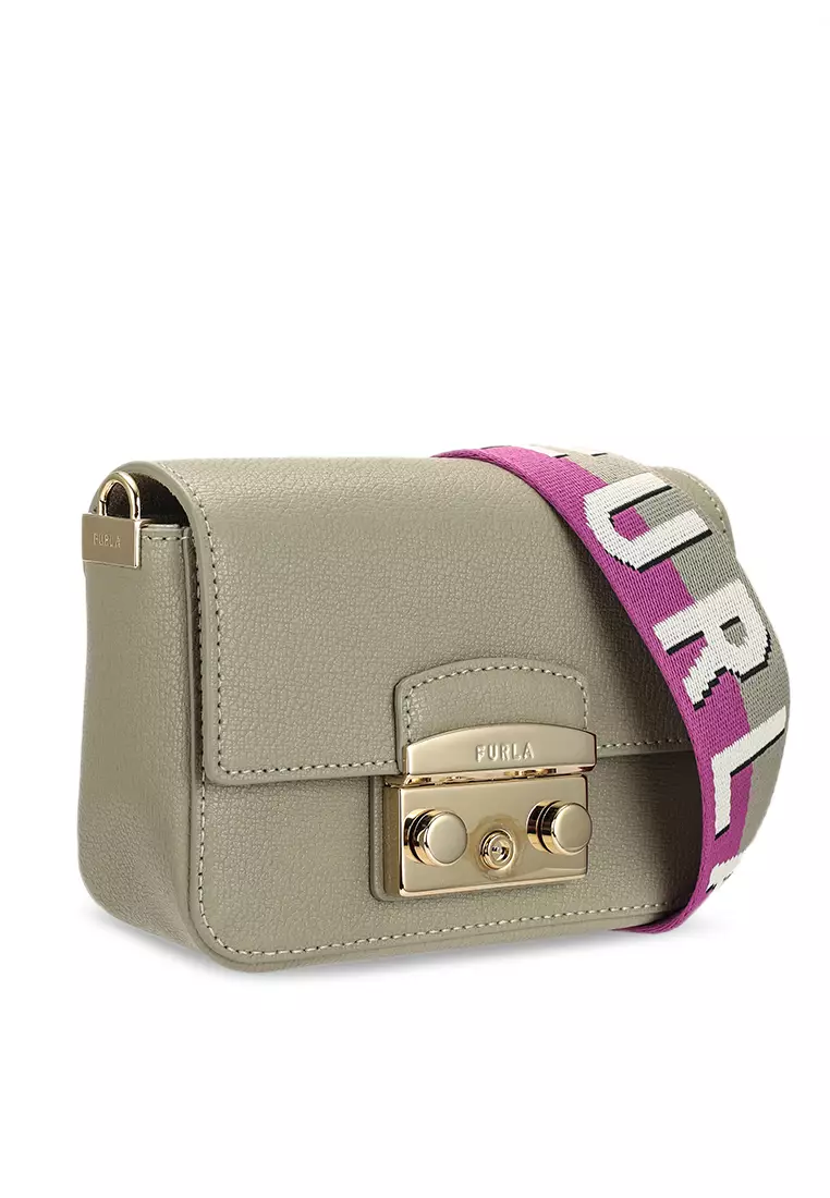 Furla metropolis 2025 mini crossbody sabbia