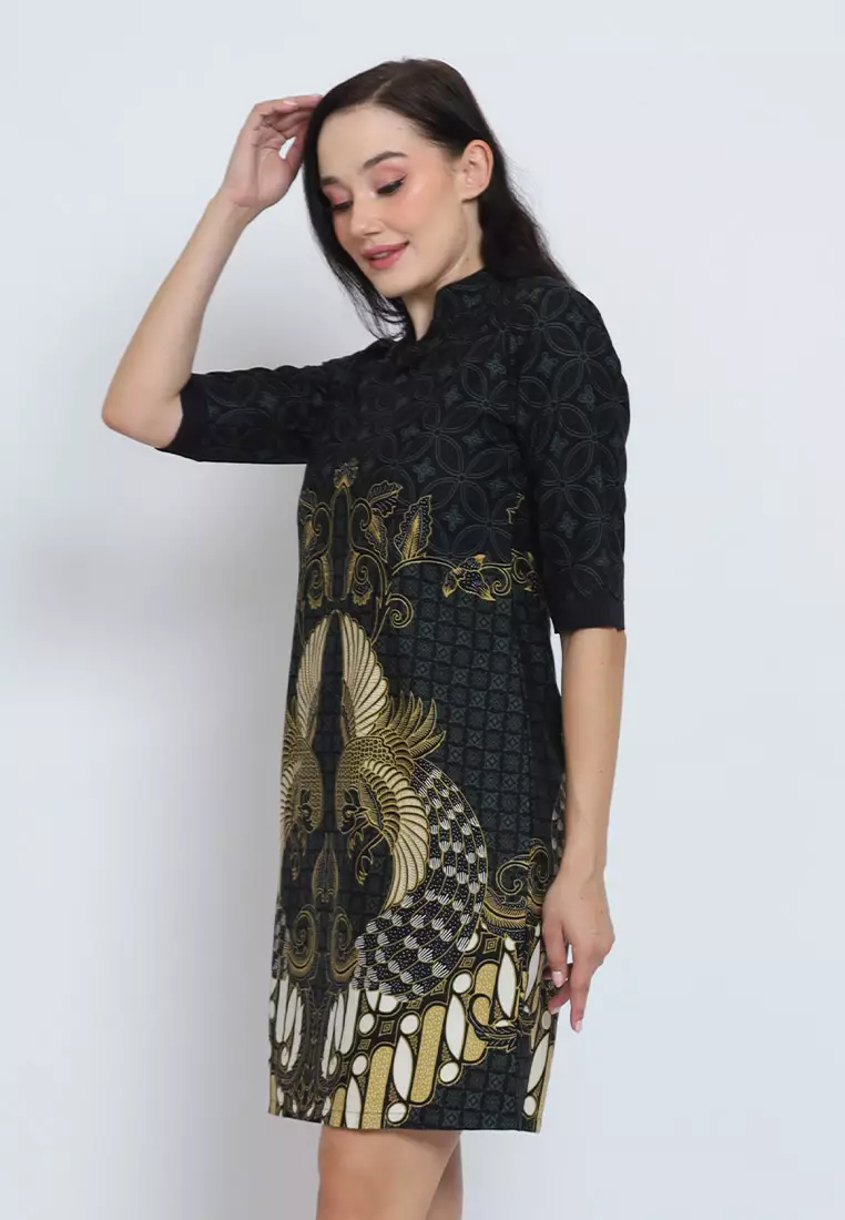 Hadinata Batik Wanita Superfine Dress Furing Binala Bharata