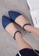Twenty Eight Shoes blue Pointed Ankle Strap Jelly Flats VR5139 CD971SHCF5B474GS_5