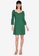ZALORA BASICS green Sweetheart Neckline Fit & Flare Dress 08D28AA6F0FD30GS_4