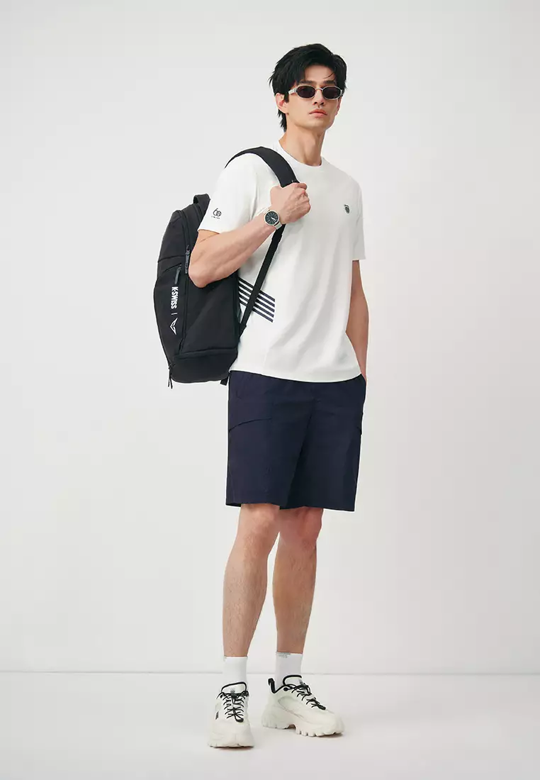 男裝 K-SWISS LOGO 防曬抗UV涼感T裇