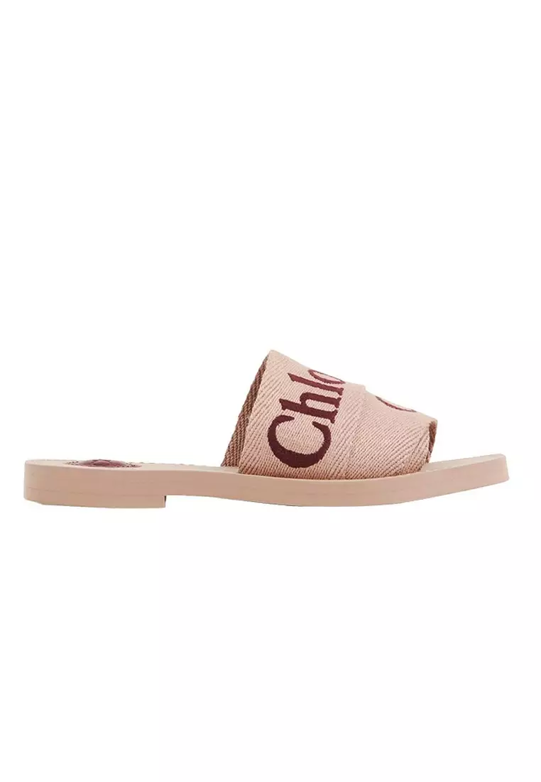 Discount on Chloé  shoes - SKU: Chloe Woody Mule Women's Flip Flops In Tan Rose