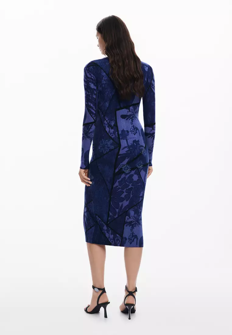 Desigual Woman Floral midi dress.