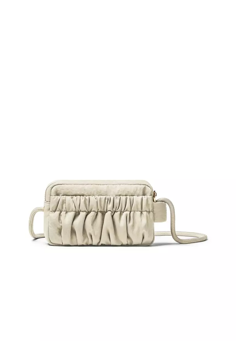 Poofah Crossbody Bag - Beige