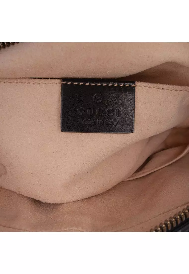 Pre-Loved Gucci Gg Marmont Matelasse Calfskin Belt Bag