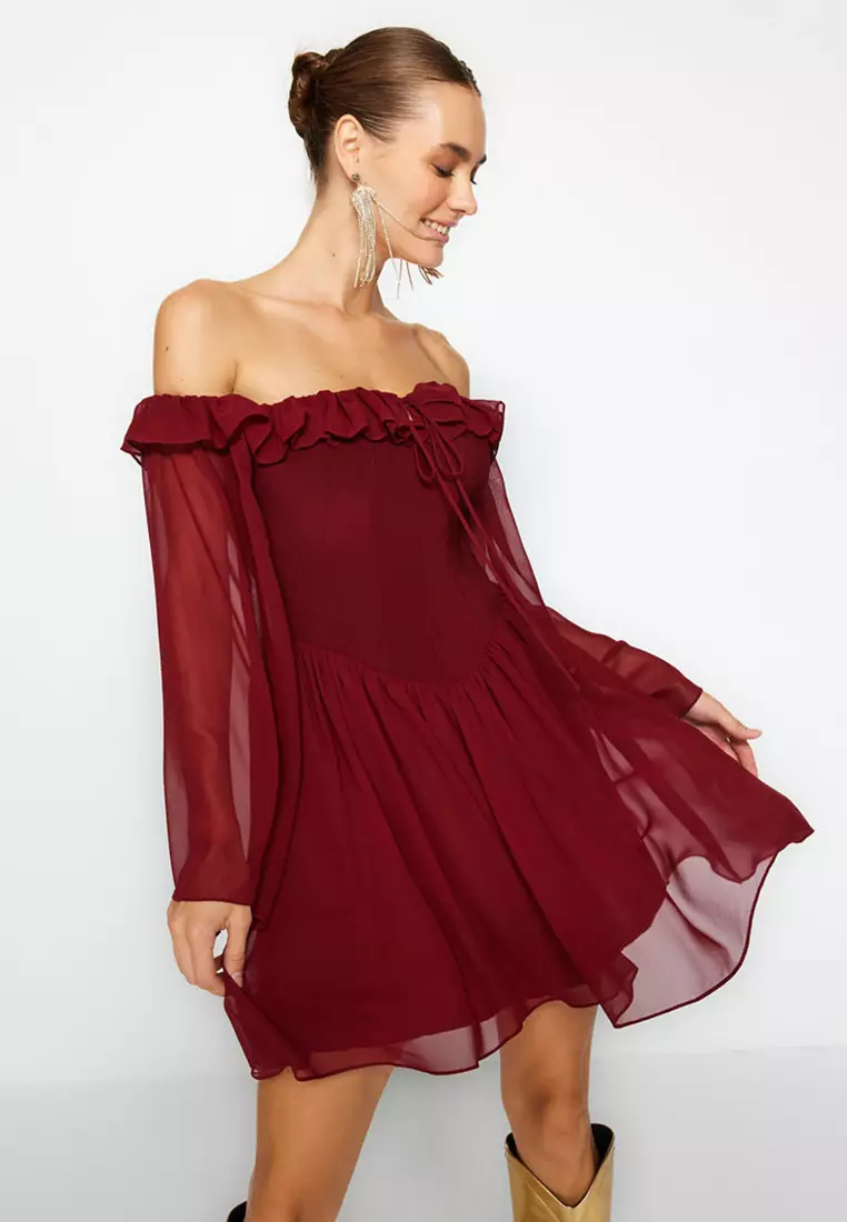 Chiffon Mini Dress