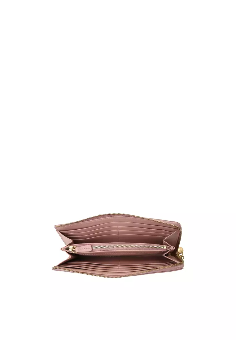 L-Zip Long Wallet - Pink