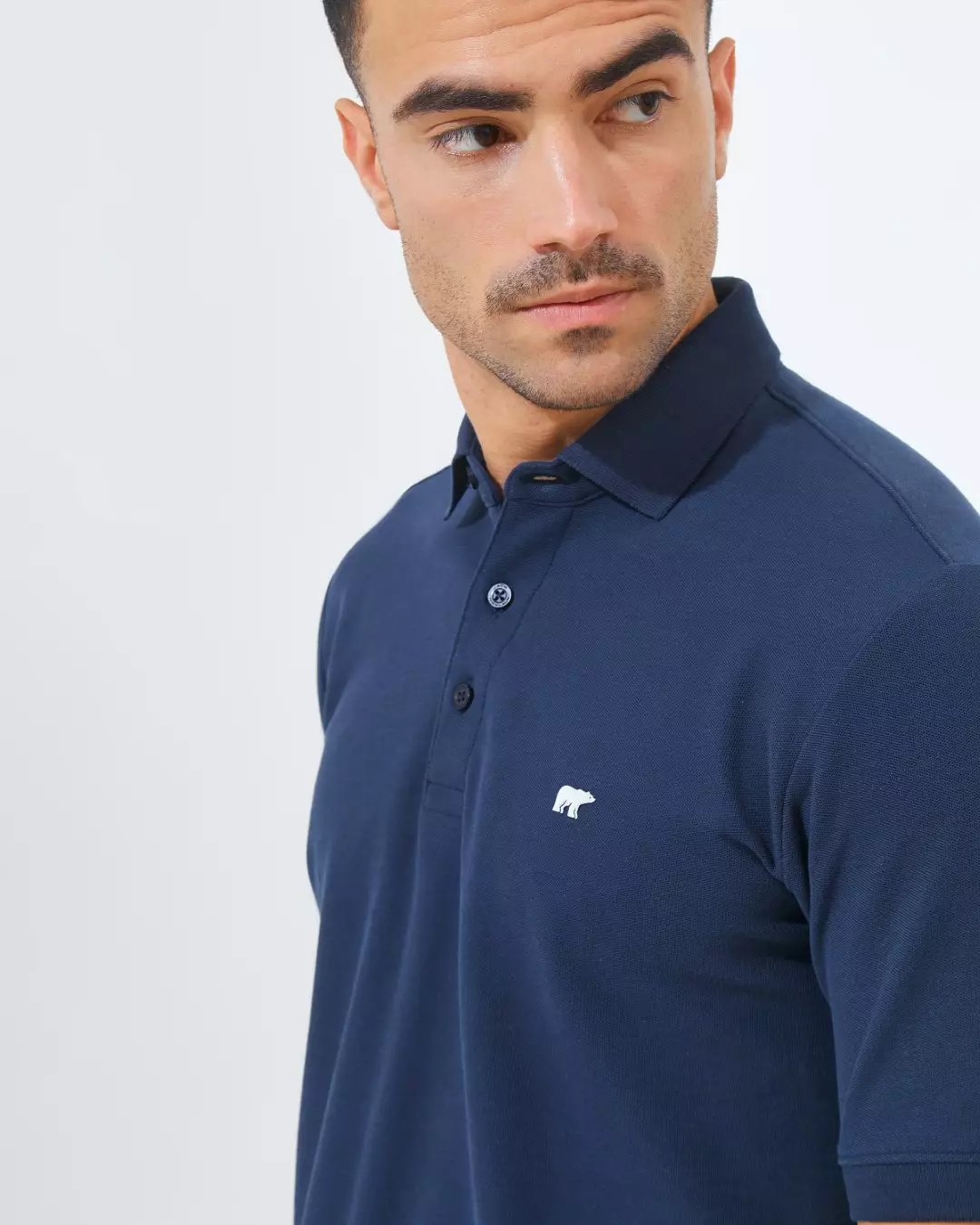 Jack Nicklaus Cairo Polo Shirt Pria Regular Fit Navy Colour Navy