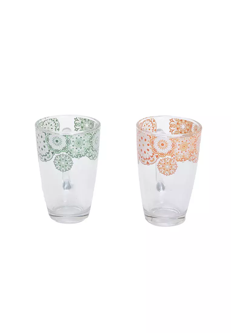 Gelas Brighton Glass Mug Set isi 2 pcs