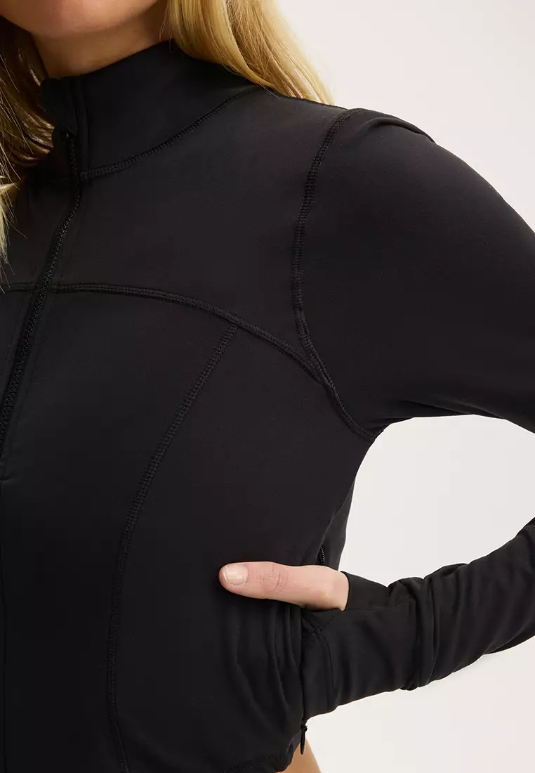 Ultra Soft Contour Long Sleeve Zip Through