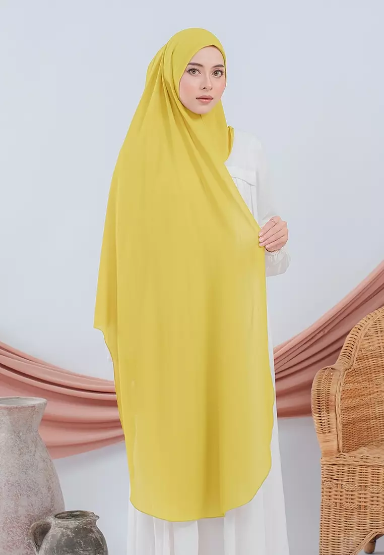HIJAB INSTAN SABIYA - LIGHT MUSTARD