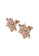Her Jewellery gold Floraison Earrings (Rose Gold) -  Made with Swarovski Crystals EDD44ACFBD4283GS_3