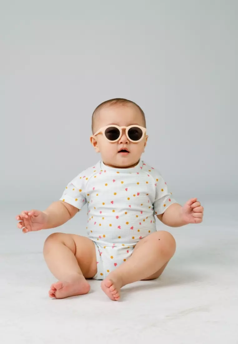 Soleil Baby Onesie Diving Leotard - Tuscan Grid