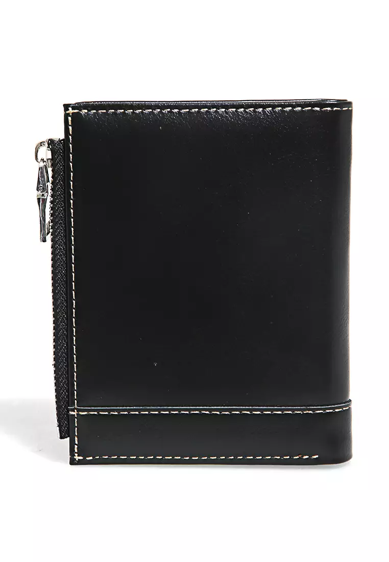 Dompet Lipat Pria Wanita Model Pendek Many Slot Material Leather ORIGINAL