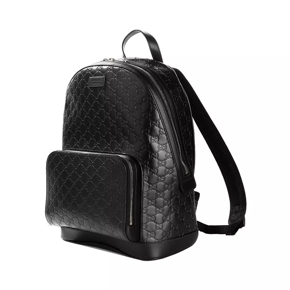 Jual Gucci GG Monogram Medium Backpack Black Original 2025