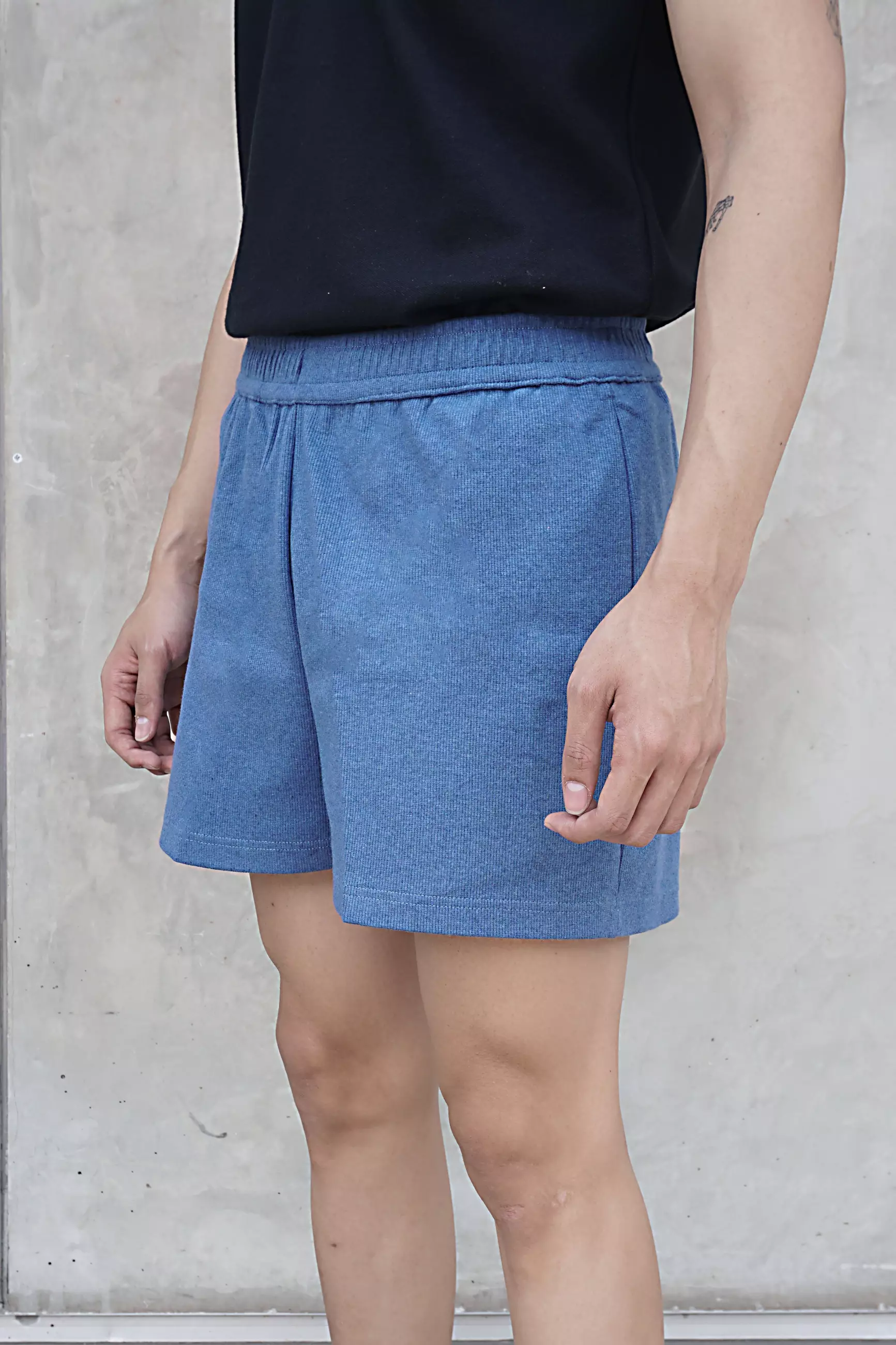 Kale CAKA TANPA SAKU BLUE/ Short Pants / Celana Pendek Pria / Celana Santai Pria