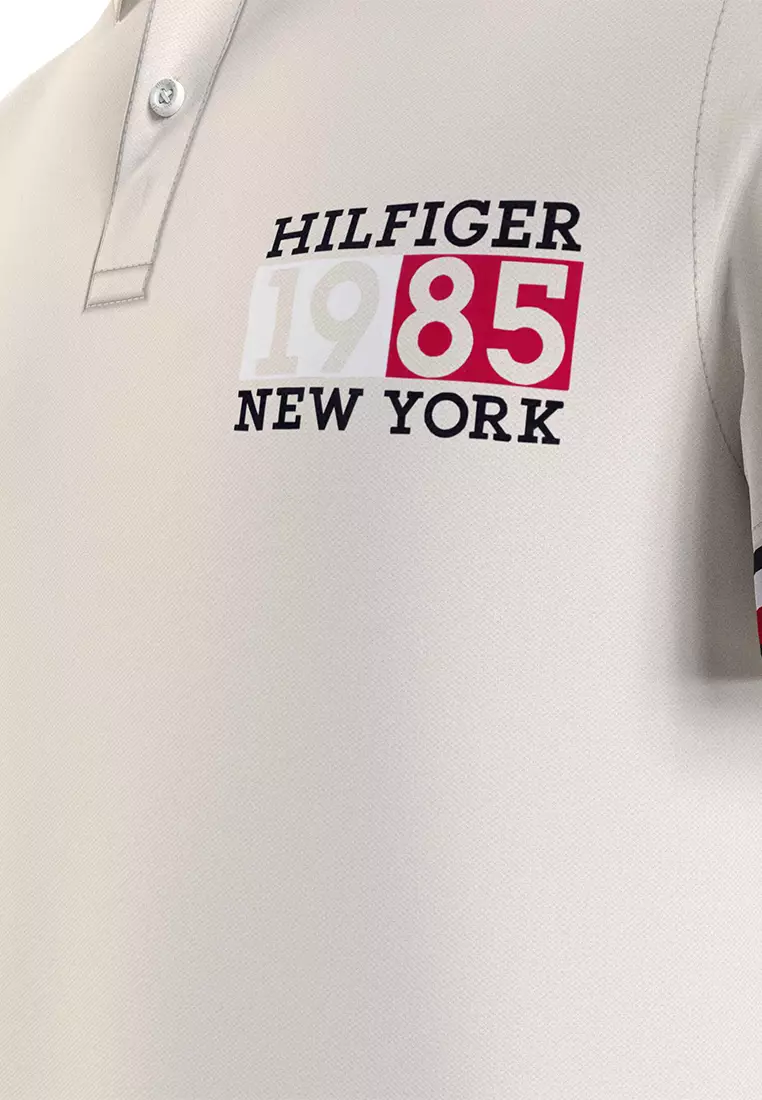 Buy Tommy Hilfiger Men's New York Flag Slim Polo 2023 Online | ZALORA ...