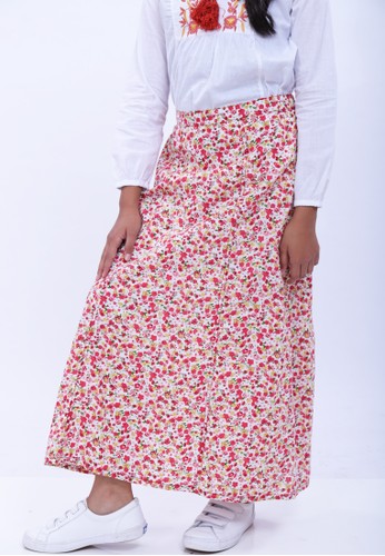 Jual Exit Girl Fatimah Printed Skirt Original Zalora Indonesia