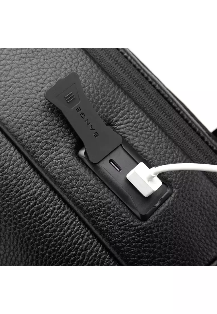 Bange Turbo Leather Laptop Backpack fits 15.6 inch Laptop