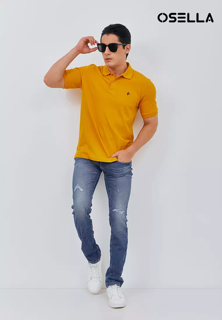 Osella Basic Combed Cotton Polo Shirt 3022330383 | Kaos Polo Basic Laki Laki
