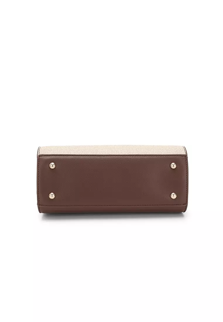 Women's Top Handle Bag / Sling Bag / Crossbody Bag / Shoulder Bag - Beige
