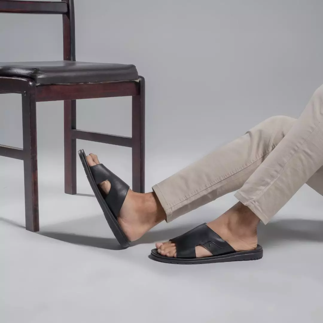 Cogen Sandal Slop Pria Kulit Sendal Kokop Cowok Classic Series