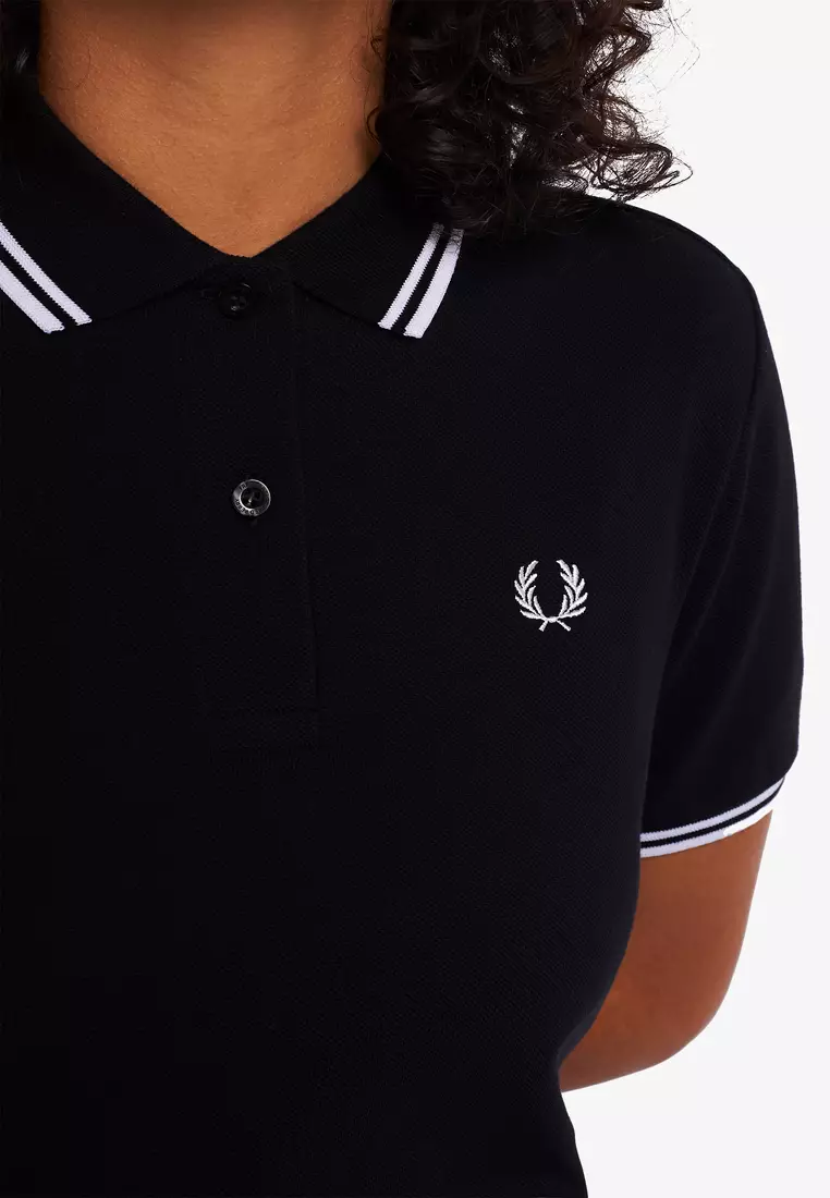 Fred Perry G3600 Twin Tipped Fred Perry Shirt (Black)