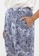 LC WAIKIKI blue Elastic Waist Comfortable Pattern Patterned Viscose Women's Trousers F3FD2AA9B2393AGS_4